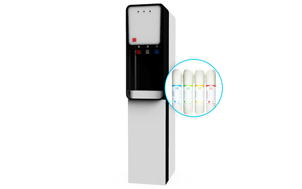 Dispensador Platinum de Agua Fría y Caliente 4C