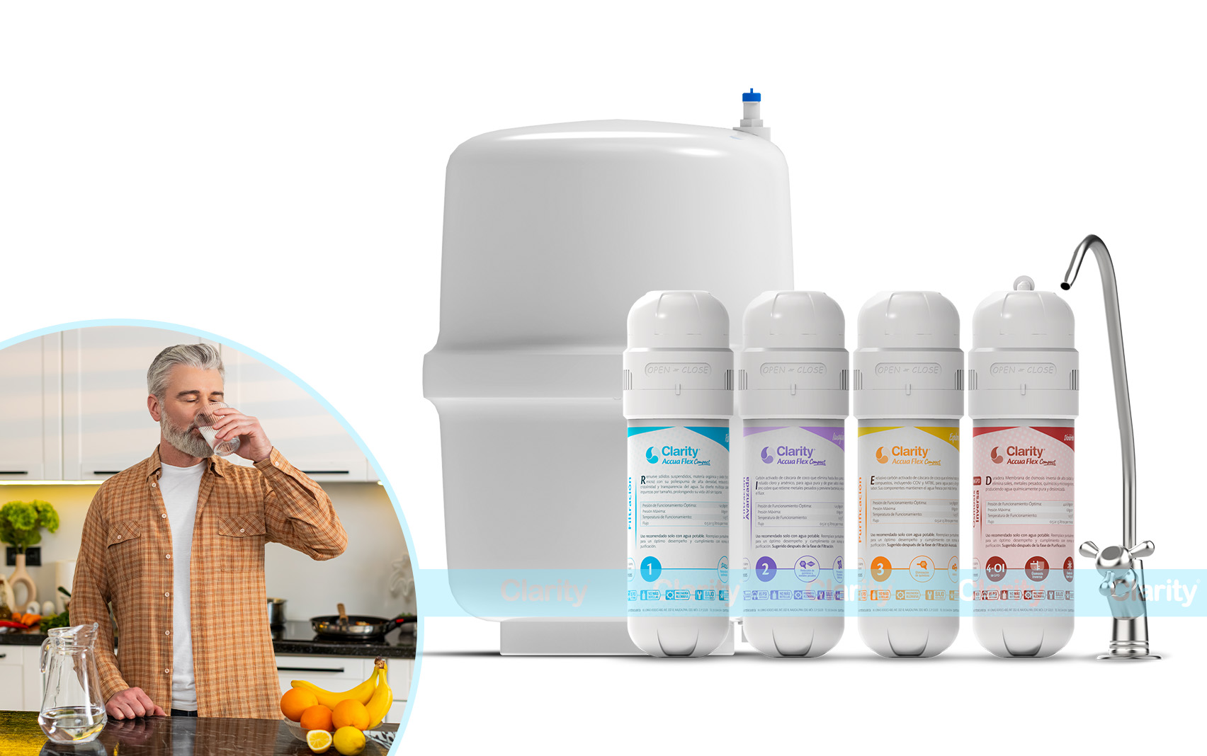 Sistema Modular Accua-Flex Compact de Ósmosis Inversa