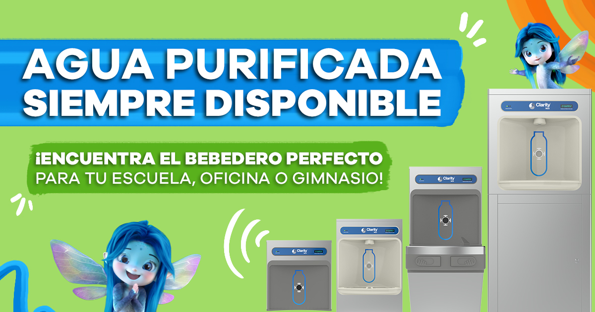 Bebederos de Agua Purificada Clarity NIXI